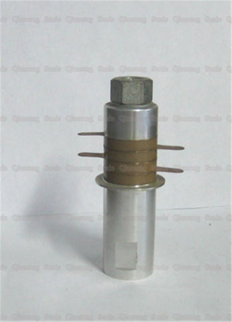 25mm Diameter Ceramic Miniature Ultrasonic Transducer 28khz  For Tea Bag Welder