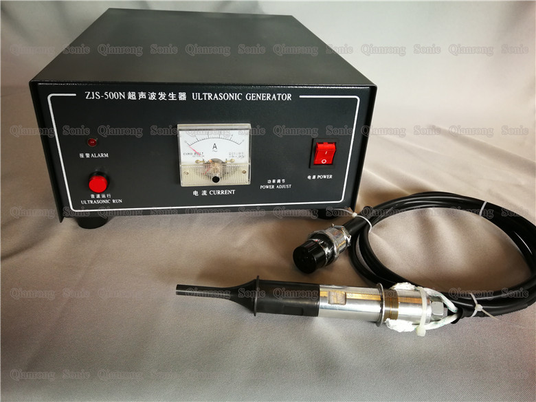 Piezoelectric Ultrasonic Converter With 2pcs Ceramics For Non Woven Fabric Welding