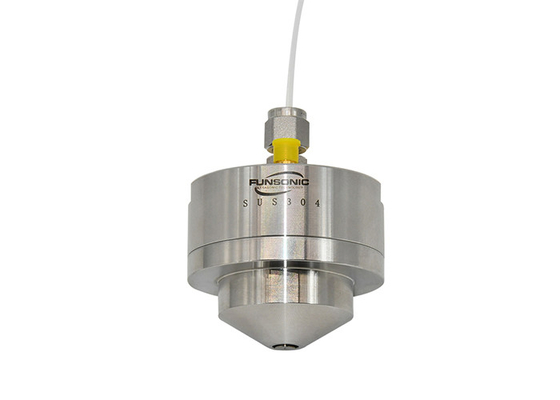 110khz Cyclone Cone Shaped Ultrasonic Spray Coating Nozzle Low Power