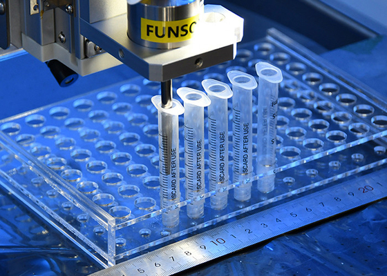 Ultrasonic Precision Coating Of Blood Anticoagulant Vollection Tube Sprayer