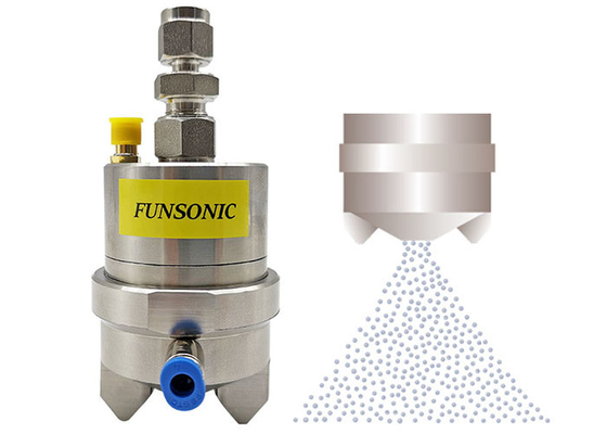 Ultrasonic Wide Open Mist Fan Shaped Area Spraying Nozzle System