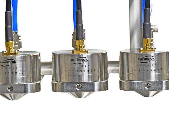 PEM Fuel Cell Flat Material Ultrasonic Conical Spray Nozzle