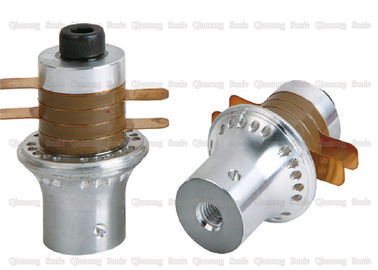 300W  40khz Ultrasonic Transducer  25mm Diameter Ceramic For Cutting 4um Amplitude