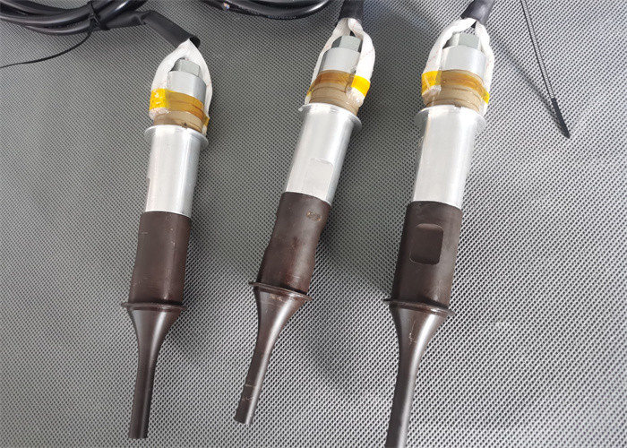 28Khz Ultrasonic Soldering Transducer With 4pcs Ceramics Welding Horn 8mm Tip