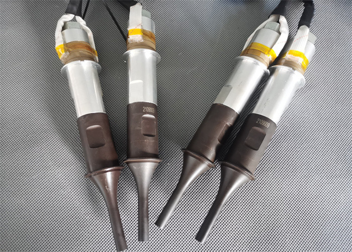 28Khz Ultrasonic Soldering Transducer With 4pcs Ceramics Welding Horn 8mm Tip