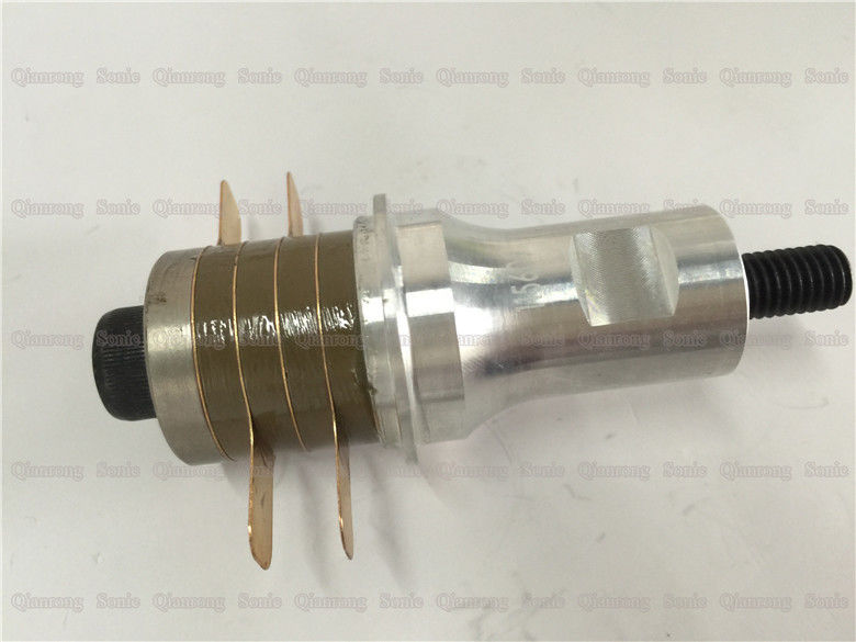 Flange Type Reverse Horn  Ultrasonic Piezoelectric Transducer , Sealing High Power Ultrasonic Transducer