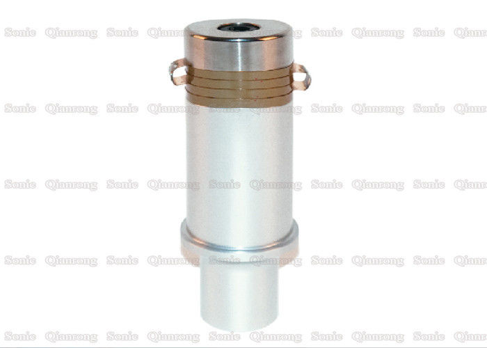 Stepped Column 1200w Ultrasonic Piezoelectric Transducer , 24 Khz Ultrasonic Transducer  With 192mm Length