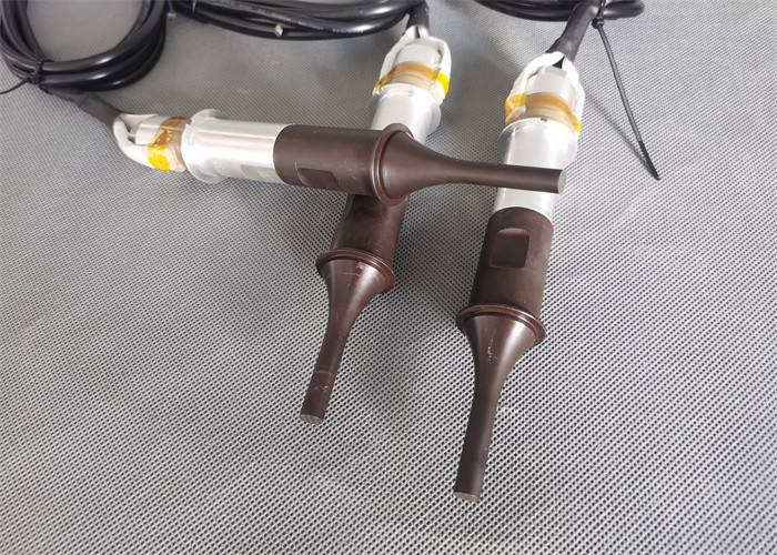 28Khz Ultrasonic Soldering Transducer With 4pcs Ceramics Welding Horn 8mm Tip