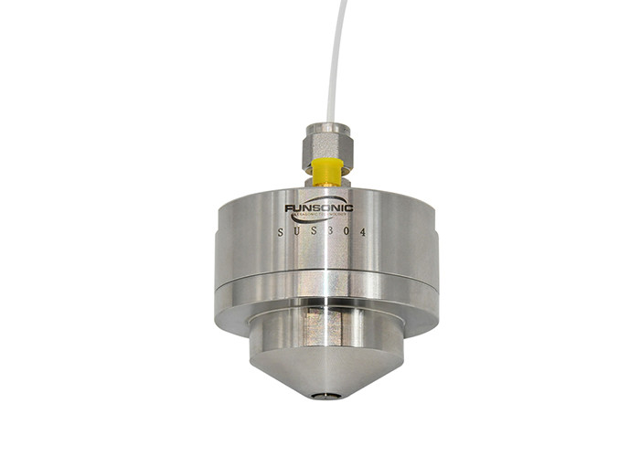 110khz Cyclone Cone Shaped Ultrasonic Spray Coating Nozzle Low Power
