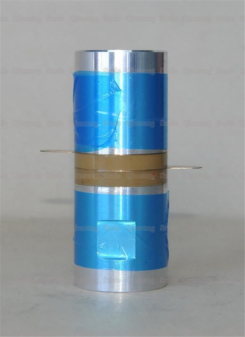 28Khz  Column Type Ultrasonic Piezoelectric Transducer 500W With 1/2-20UNF Screw