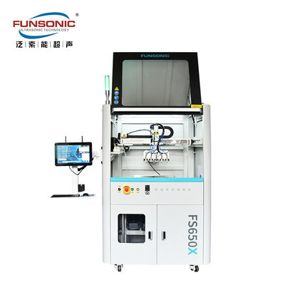 Ultrasonic Spray Coating With Conveyor