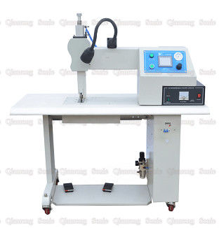 800 Watt Ultrasonic Sewing Machine For Fabric Sealing Cutting With 12mm Rotary Wheel