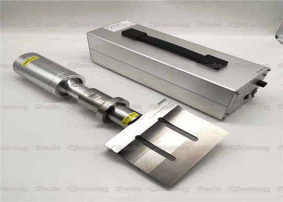 Food Grade Titanium Cutting Blade With 20khz Ultrasonic Customized Width For Frozen Meat