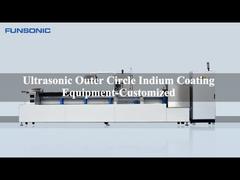 Automated Ultrasonic Indium Coating for Cylindrical Parts